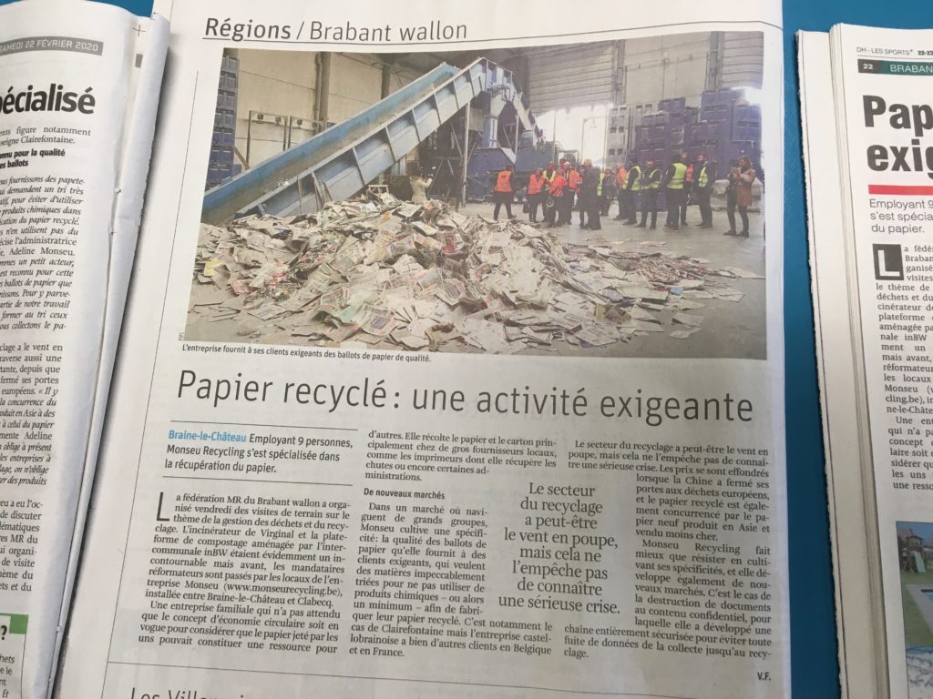 Papier recyclé, un job très spécialisé