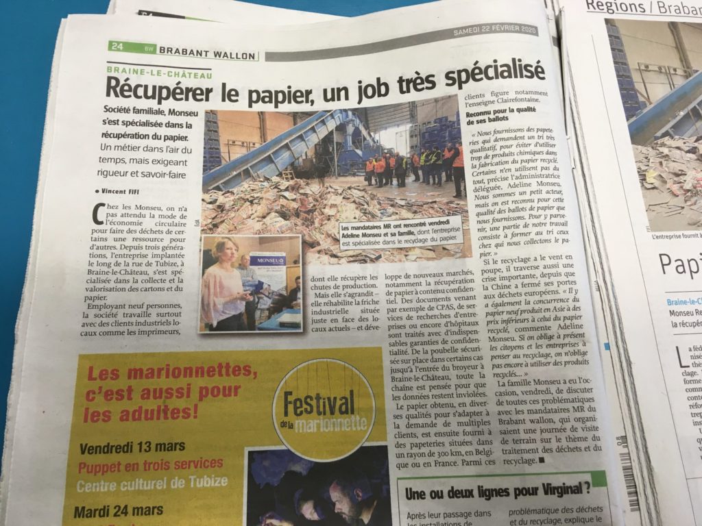 Papier recyclé, un job très spécialisé